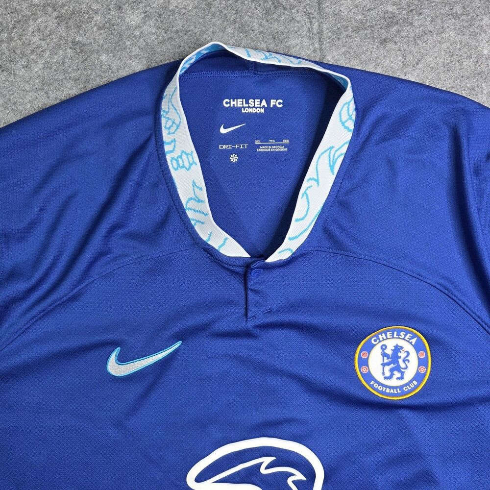 Chelsea FC Shirt Mens 2XL Blue Premier League Soccer Football Nike Dri Fit 2022 - Picture 4 of 9
